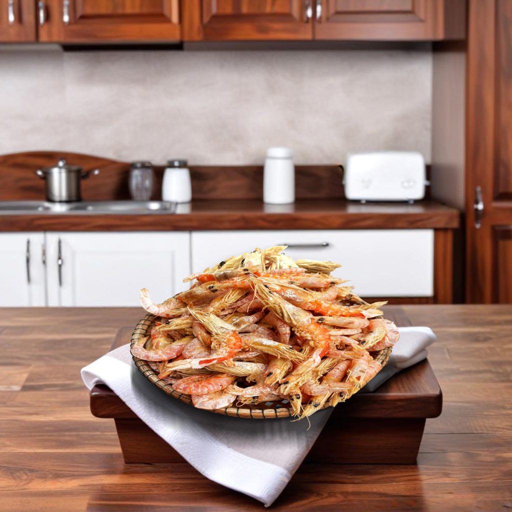 Tôm đất khô nguyên vỏ